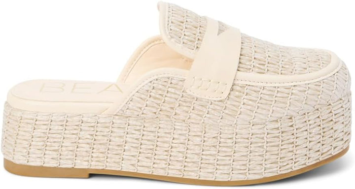 Beach By Matisse Wren Platform Mule in Natural