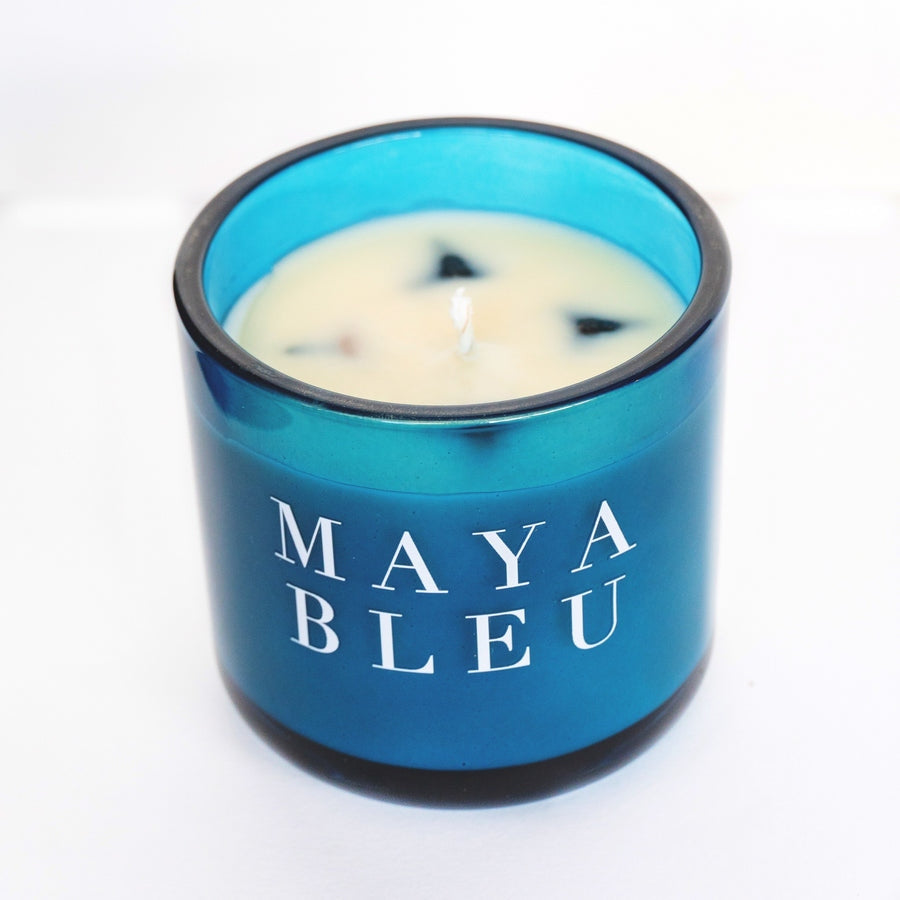 The Original Shark Tooth Candle in Bleu