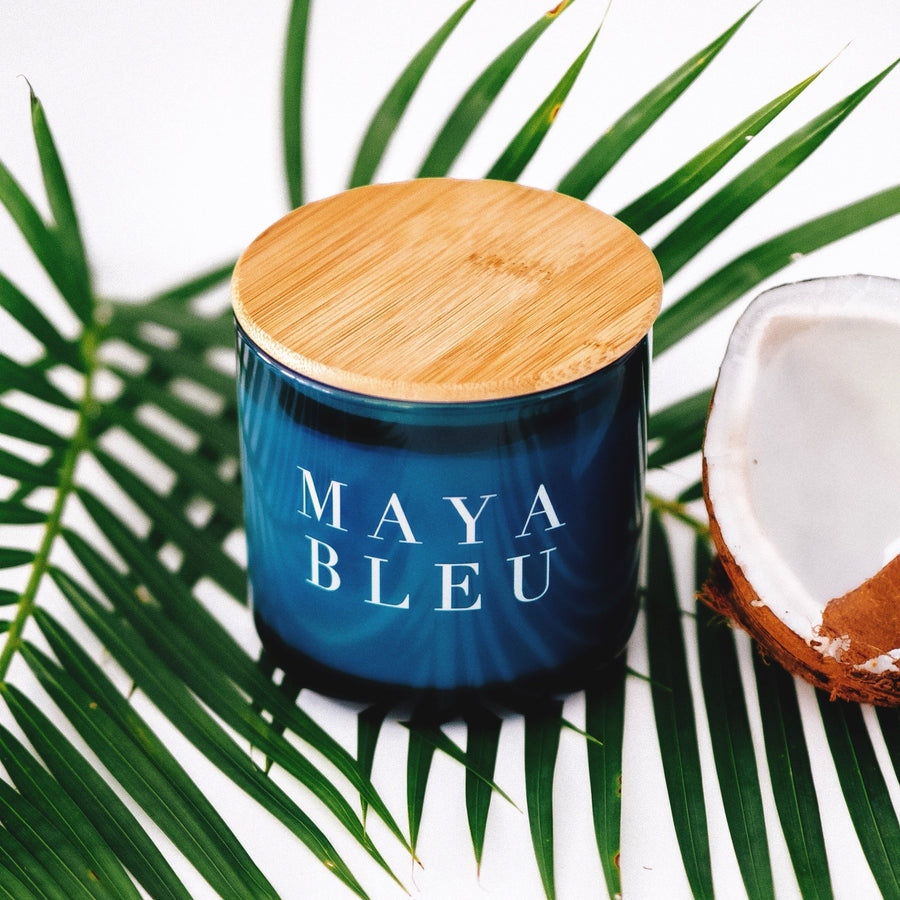 The Original Shark Tooth Candle in Bleu