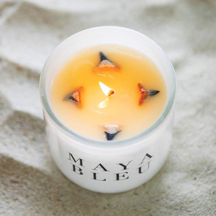 The Original Shark Tooth Candle in White