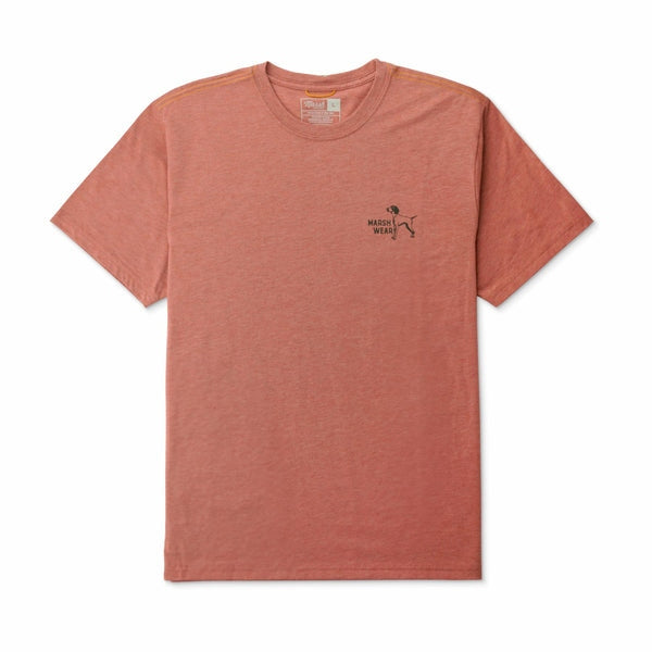 Field SS T-shirt in Etruscan Red Heather