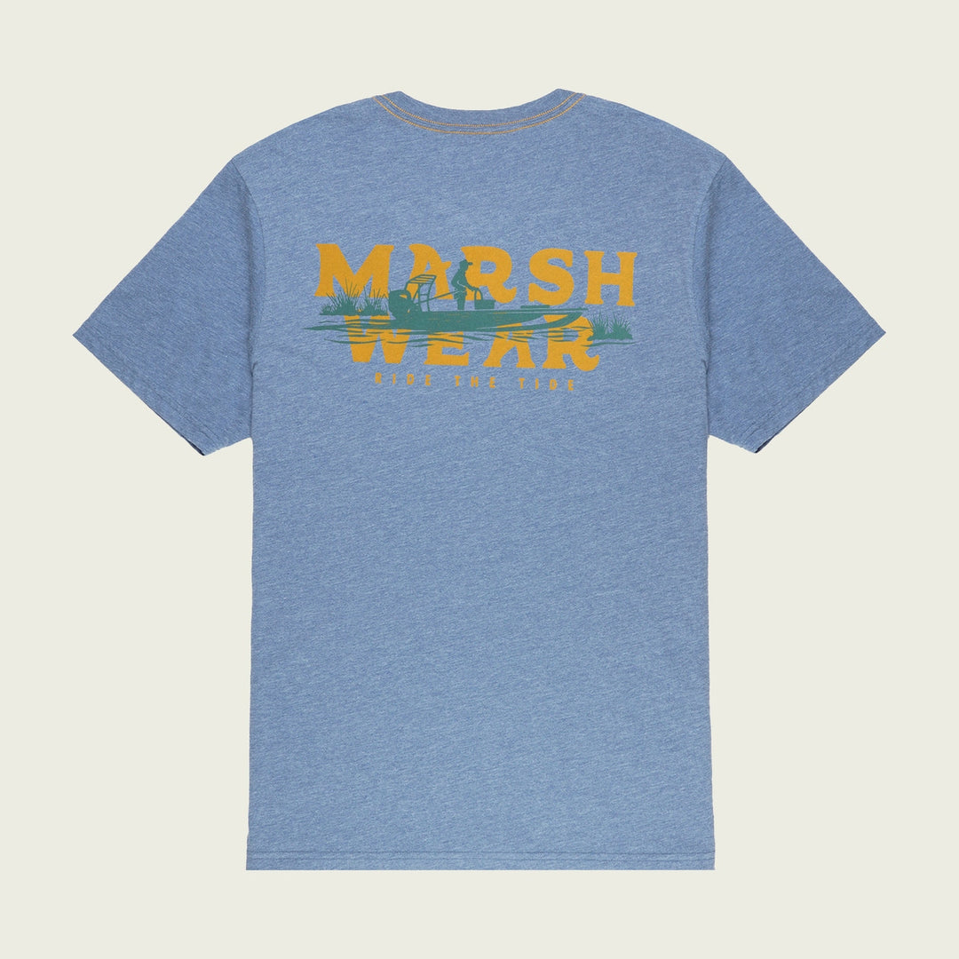 Drifter SS T-shirt in Bluefin Heather