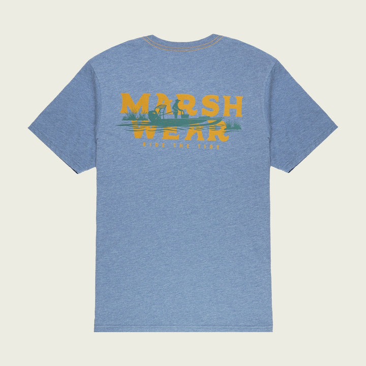Drifter SS T-shirt in Bluefin Heather