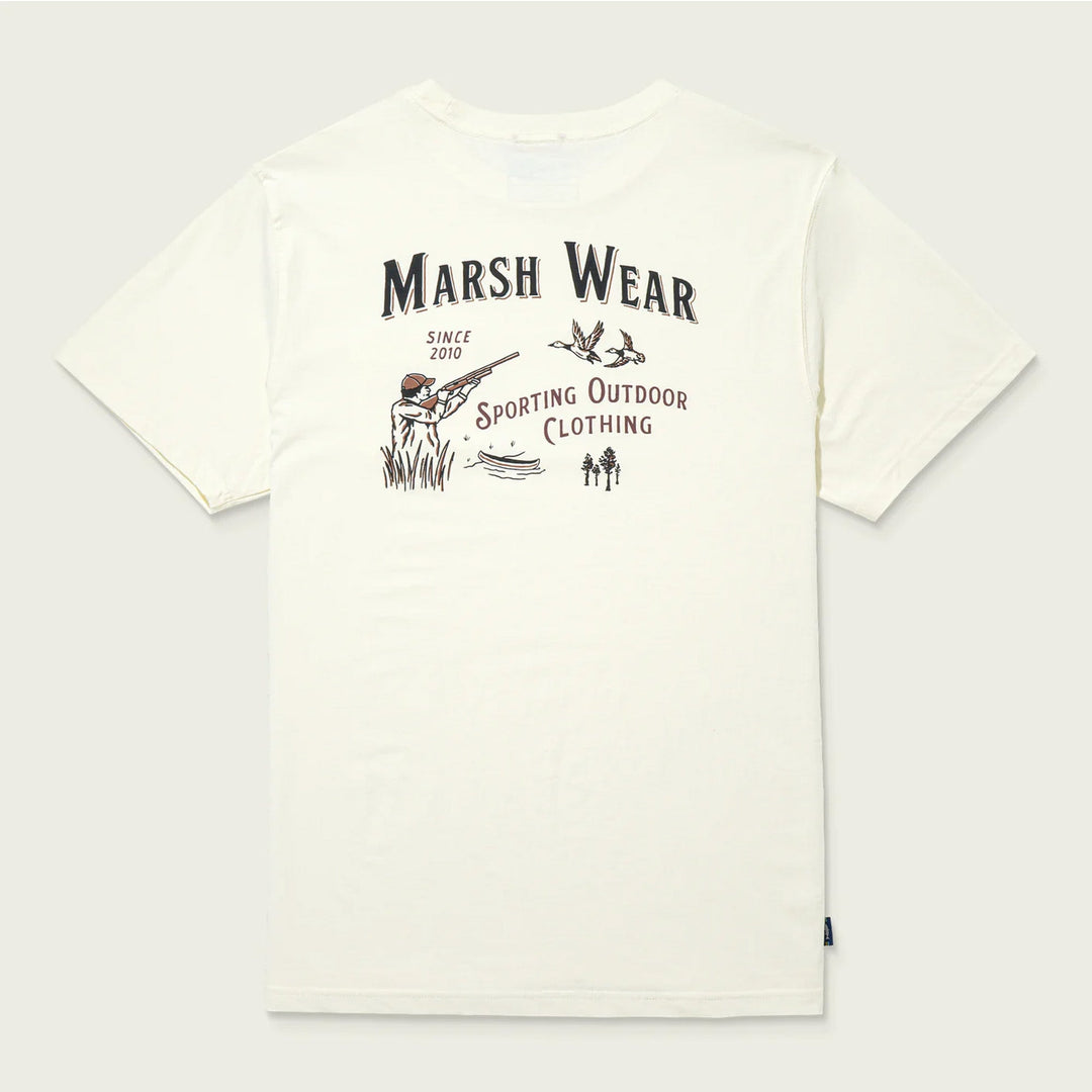 Sportsman Short Sleeve Tee in Vintage White