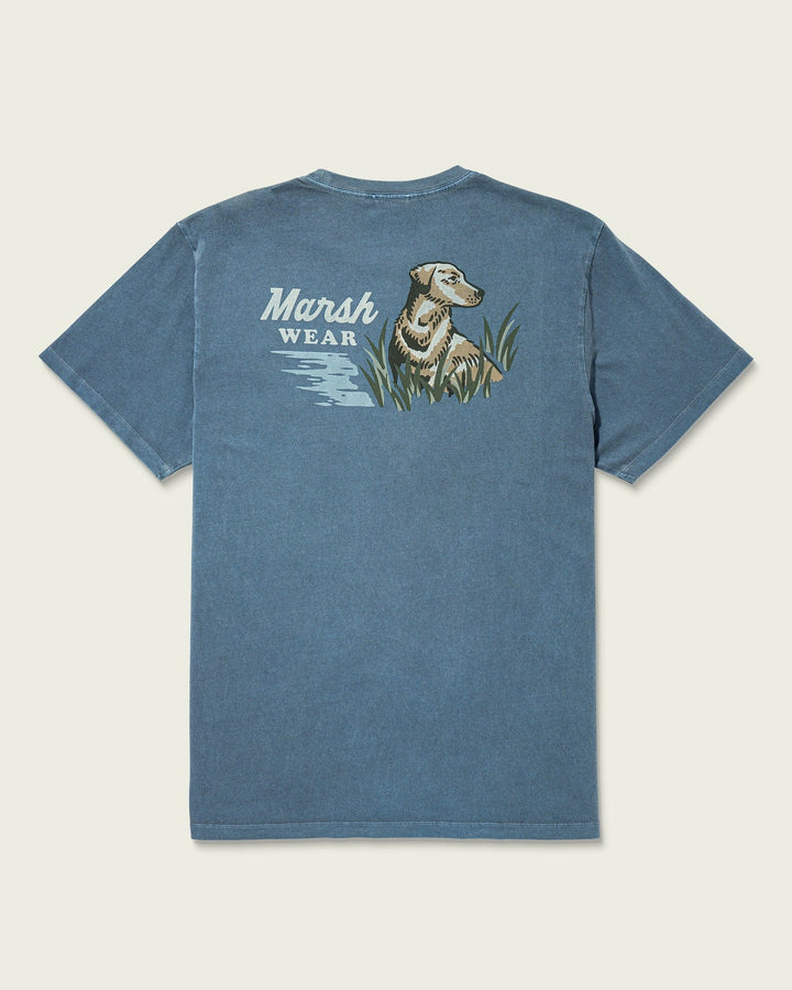 Heritage Lab Short Sleeve Tee in Bluefin