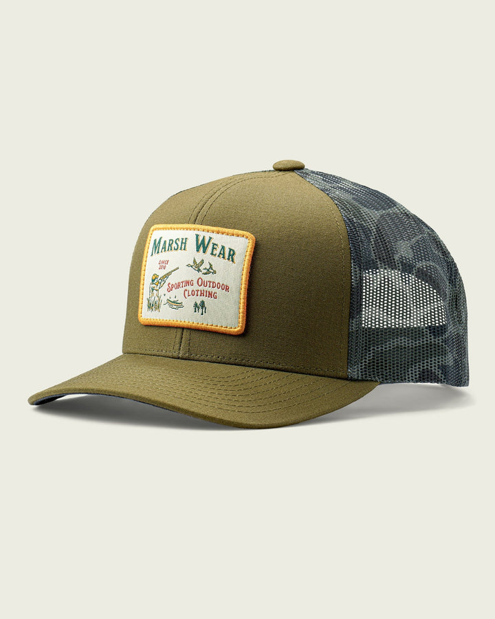 Sportsman Trucker Hat in Olive
