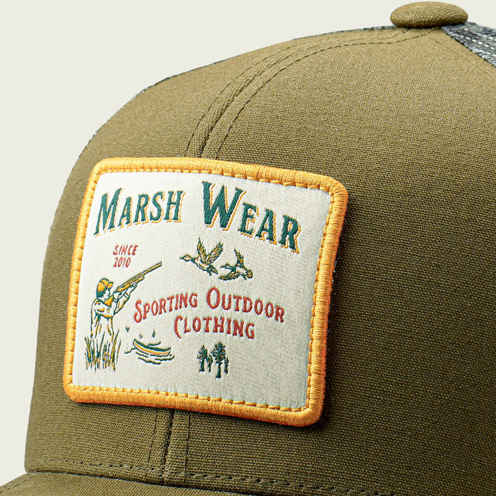 Sportsman Trucker Hat in Olive