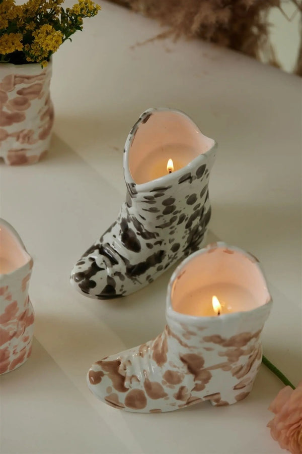 Nashville Boot Candle in Cactus Flower