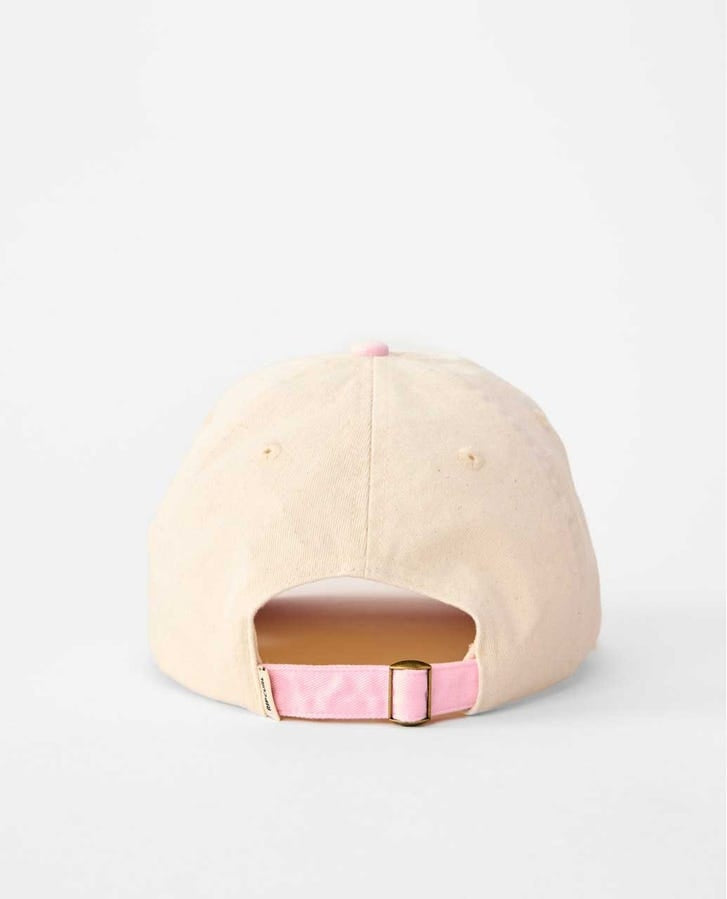 Global Destination Cap in Natural Pink