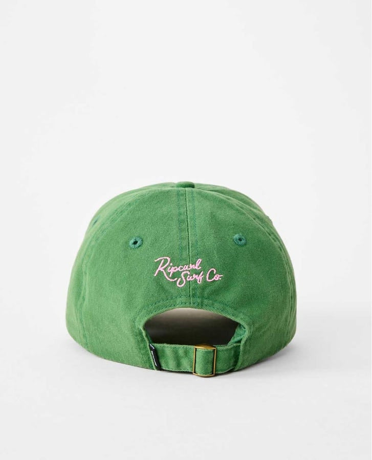 Mixed 6 Panel Cap in Dark Green