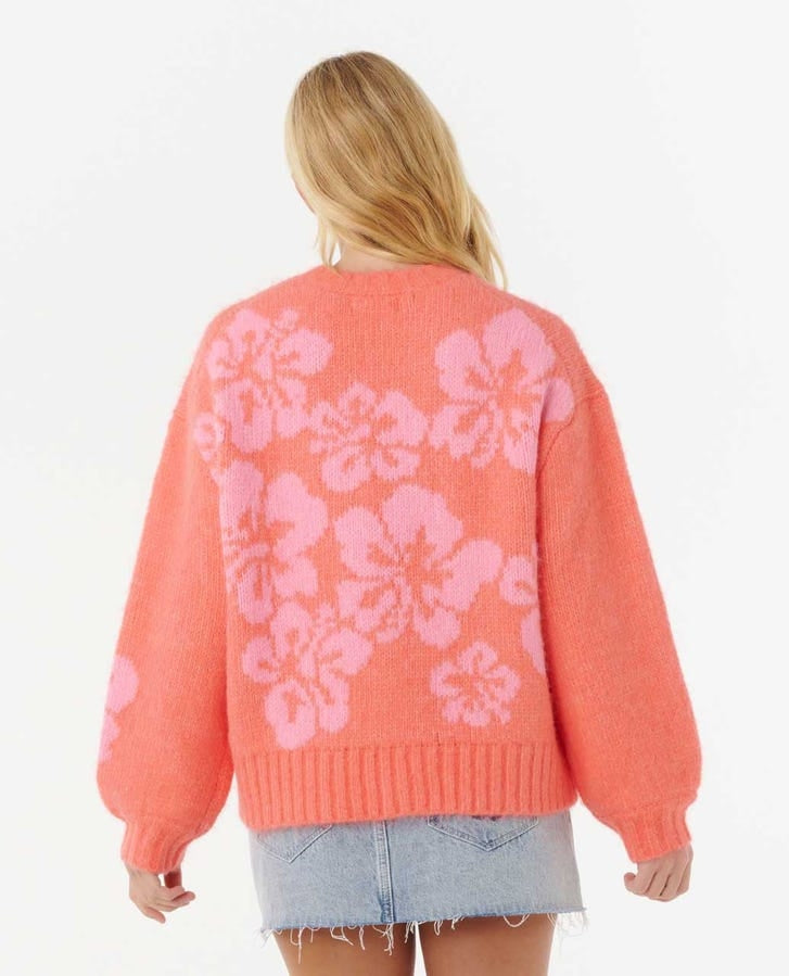 Hibsicus Heat Jacquard Crew