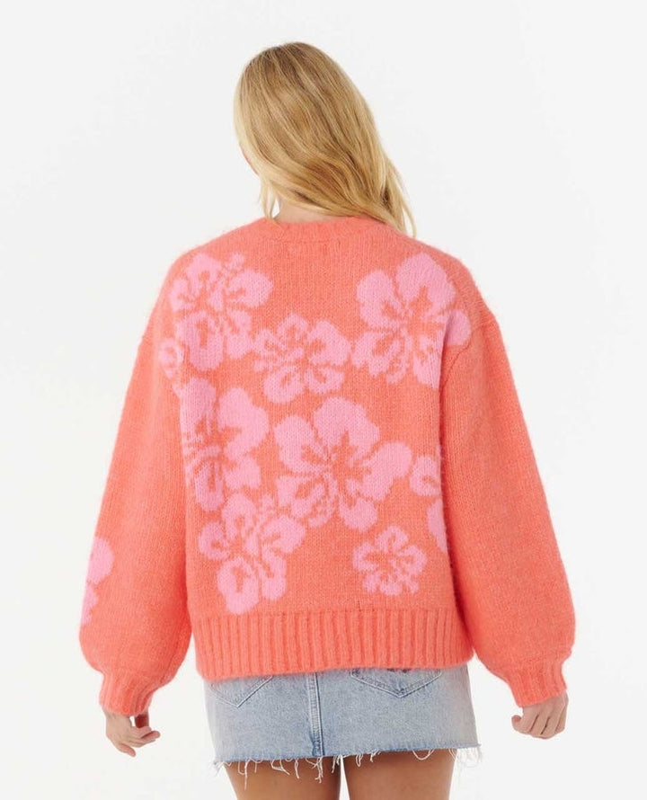 Hibsicus Heat Jacquard Crew