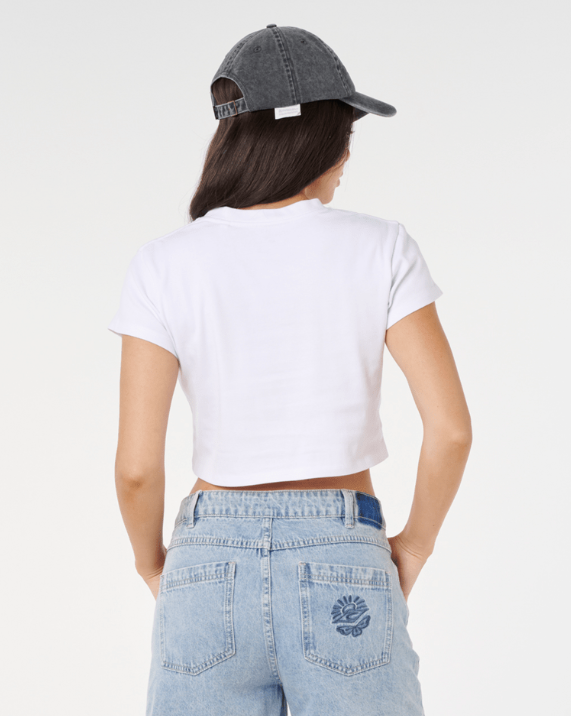 Aloha State Baby Tee WHT