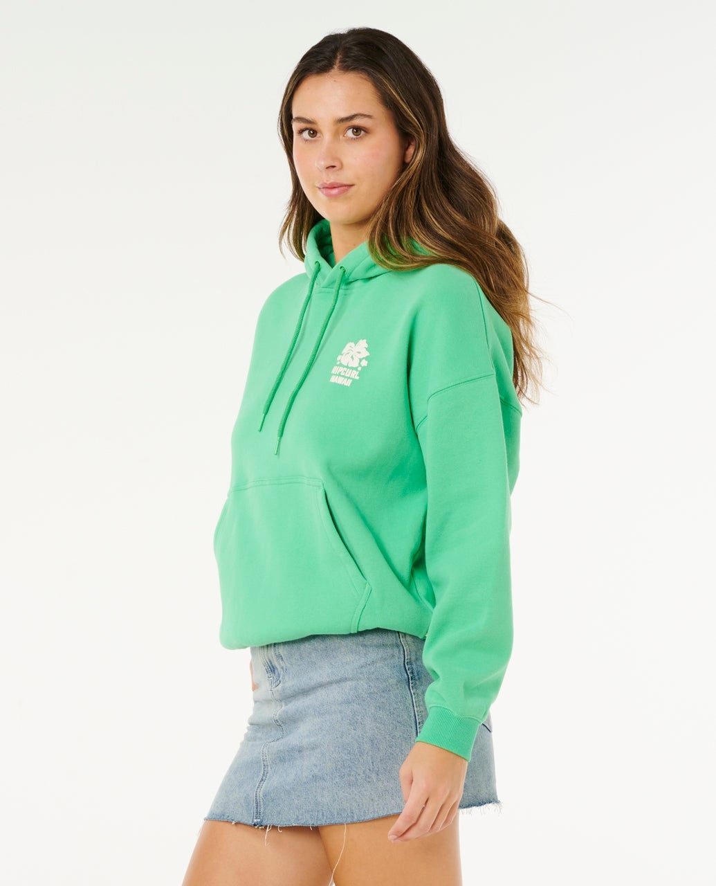 Surf Puff Heritage Hoodie in Green