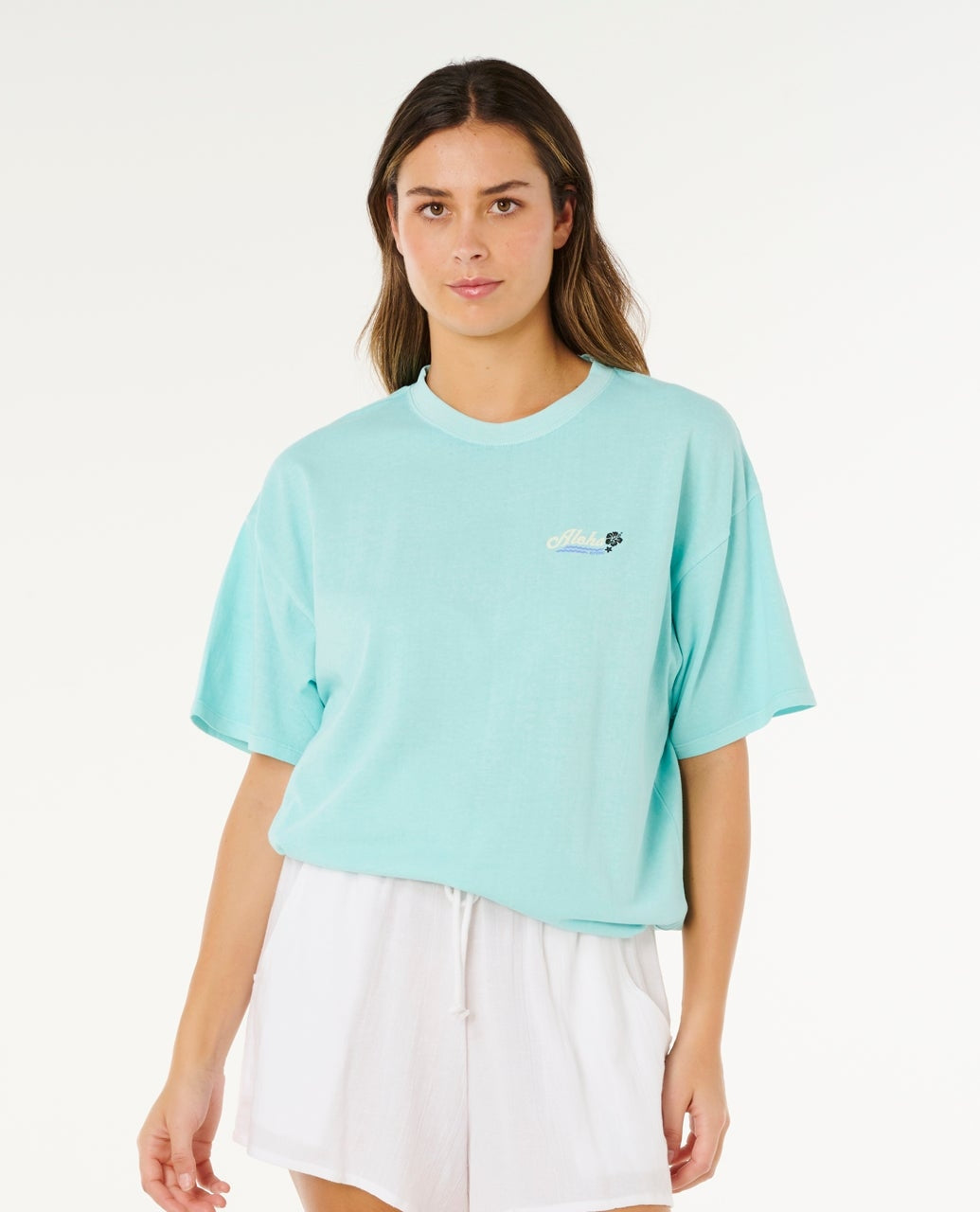 Aloha Heritage Tee in Blue