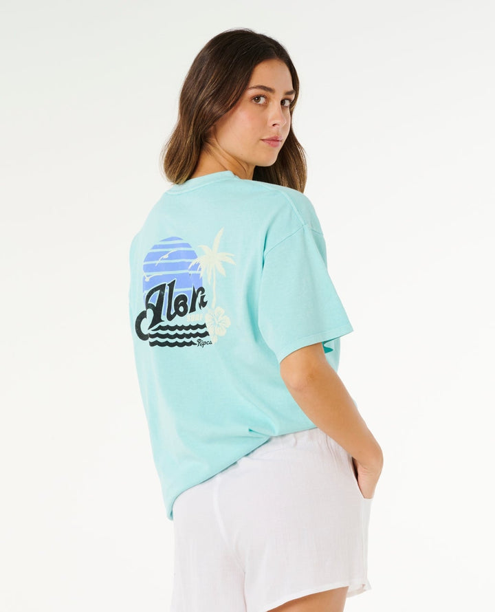 Aloha Heritage Tee in Blue