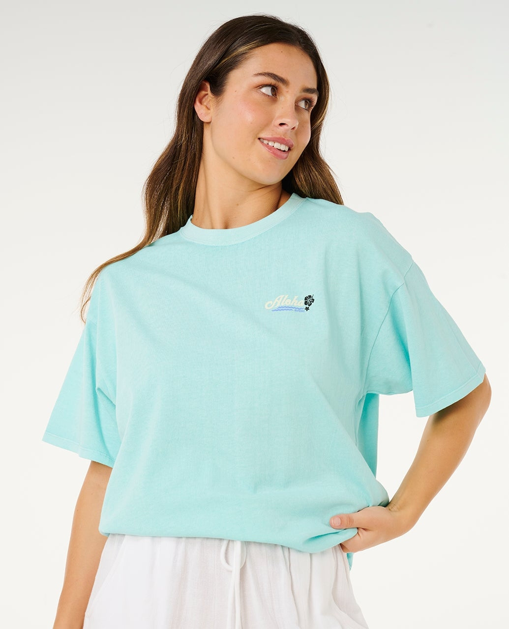 Aloha Heritage Tee in Blue
