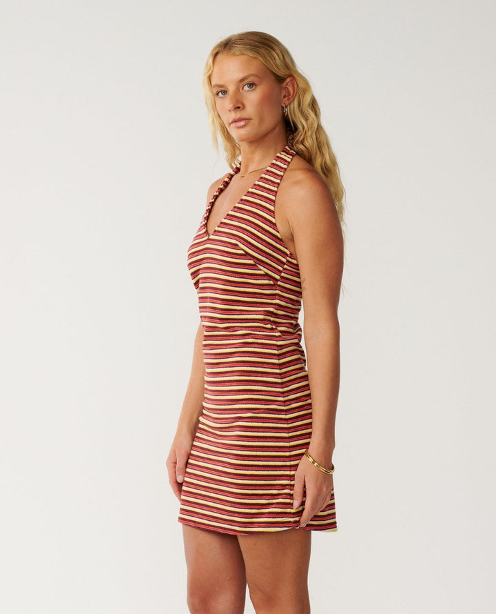 Retro Swell Terry Halter in Multi