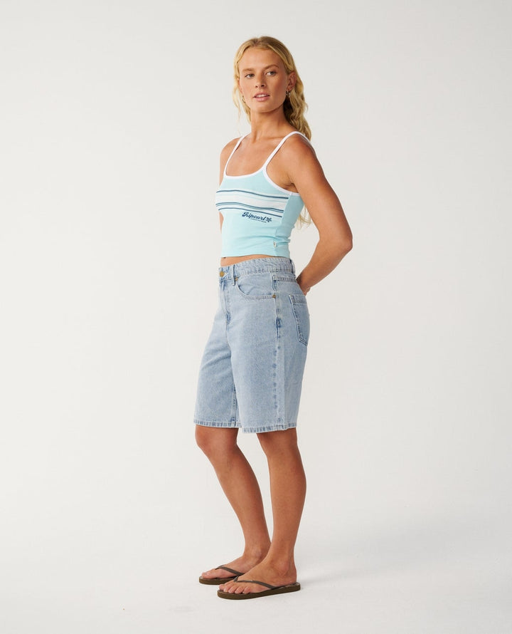 Retro Swell Cami in Light Blue