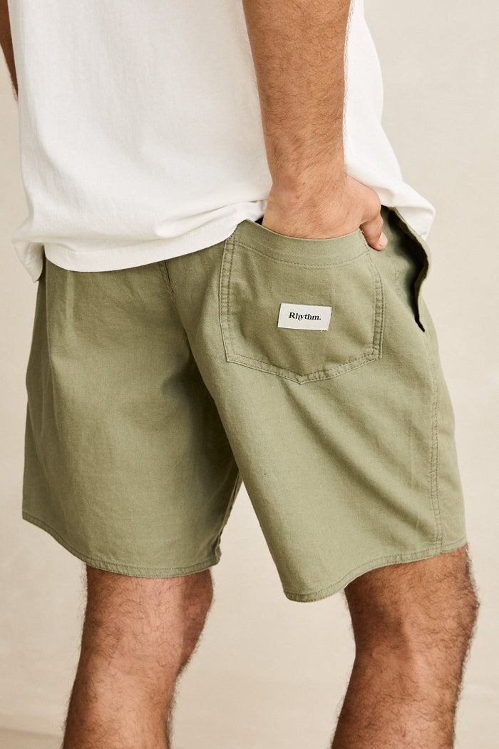 Classic Linen Jam in Olive