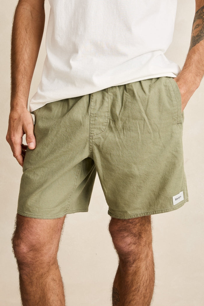 Classic Linen Jam in Olive