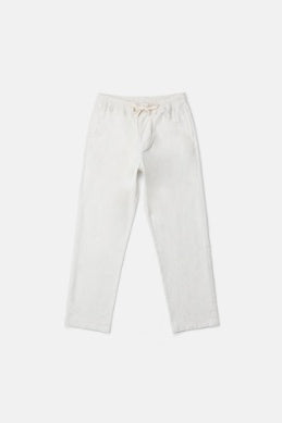 Linen Jam Pant in Bone