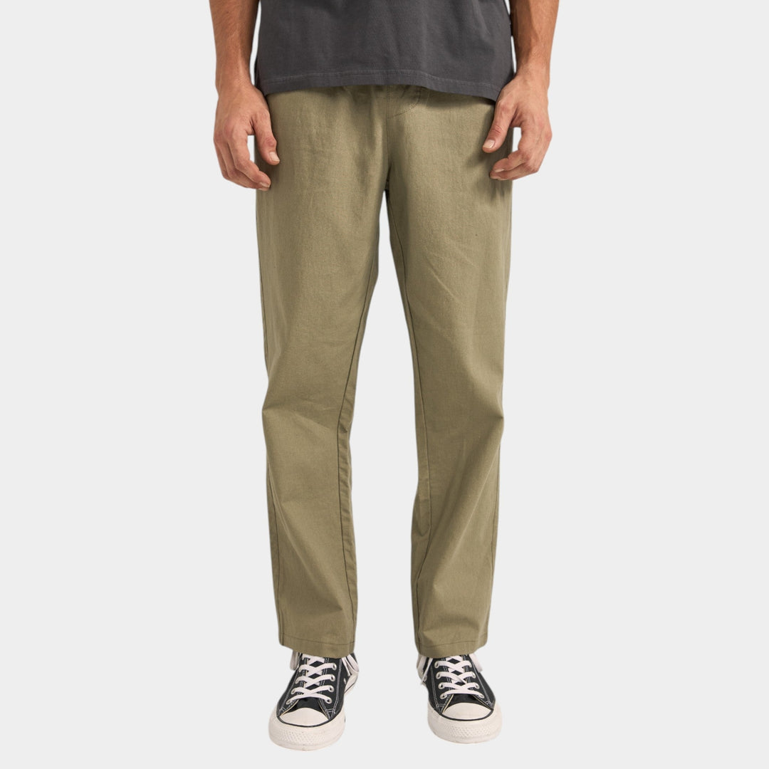 Linen Jam Pant in Olive
