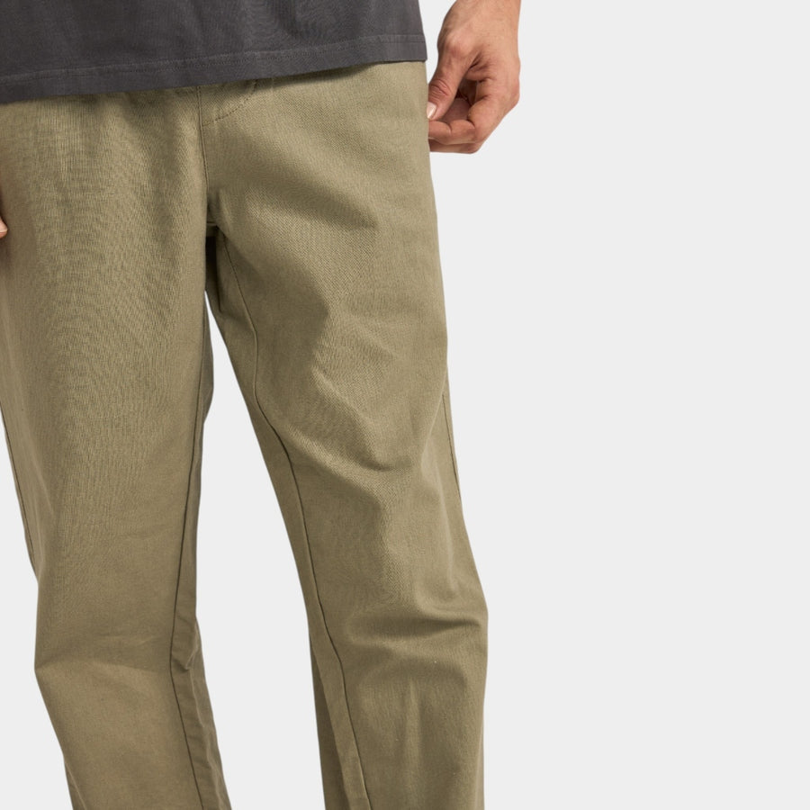 Linen Jam Pant in Olive
