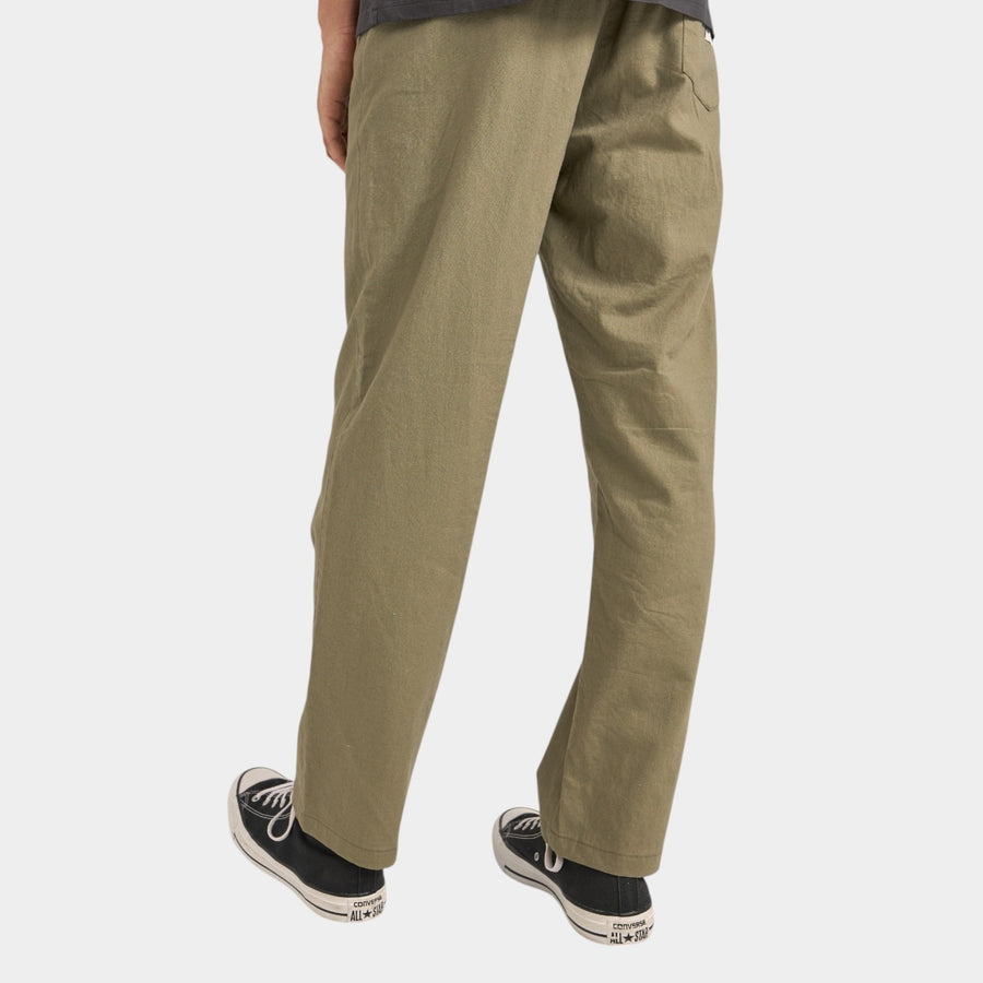 Linen Jam Pant in Olive