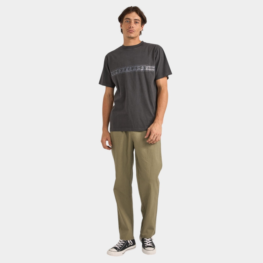 Linen Jam Pant in Olive