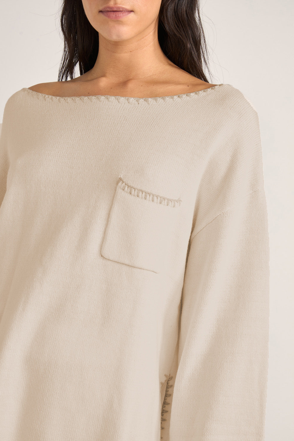 Bondi Knit Jumper in Natural