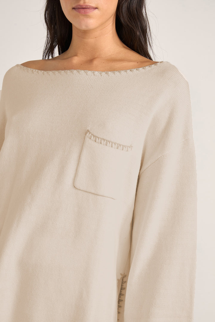Bondi Knit Jumper in Natural