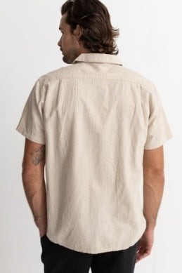 Classic Linen SS Shirt in Sand