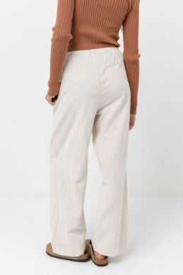 Classic Drawstring Pant in Oat