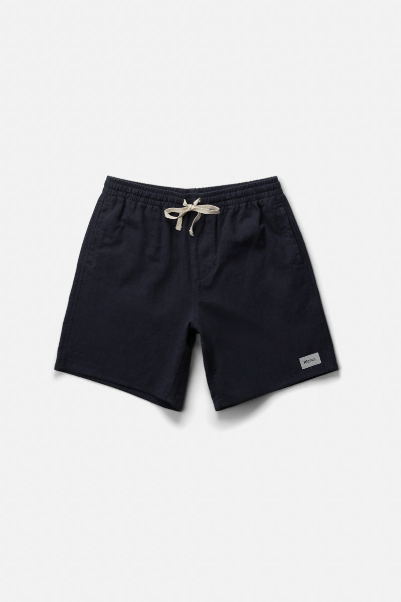 Rhythm Textured Linen Jam in Navy
