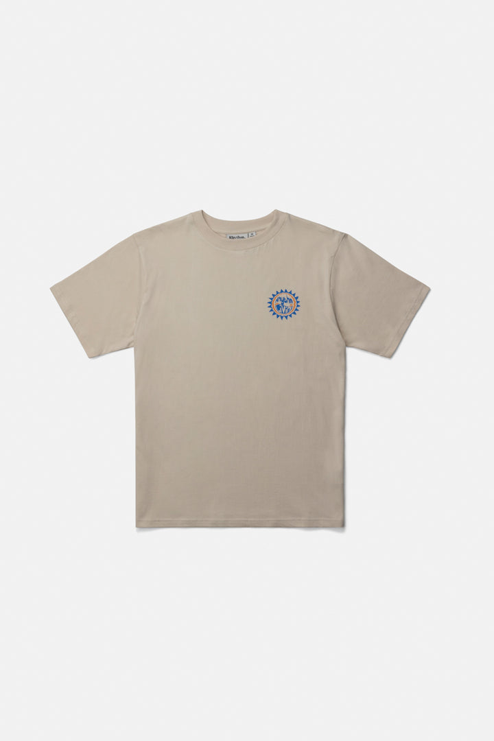 Rhythm Swerve Short Sleeve Tee in Moonrock