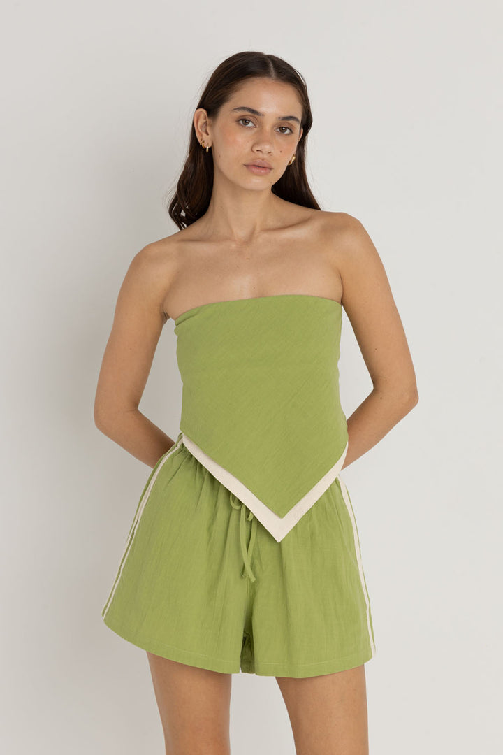 Lara Scarf Top in Green