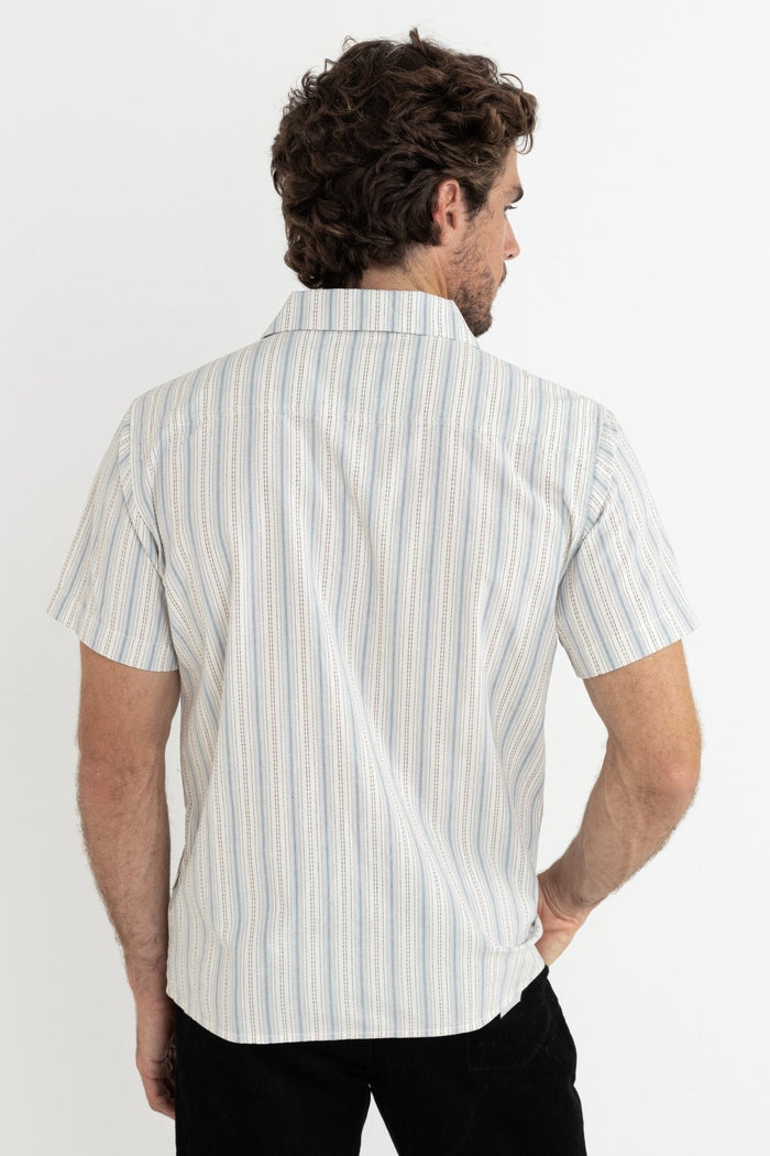 Vacation Stripe SS Shirt in Natural