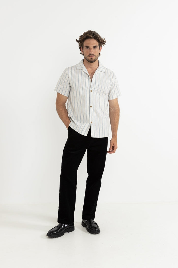 Vacation Stripe SS Shirt in Natural