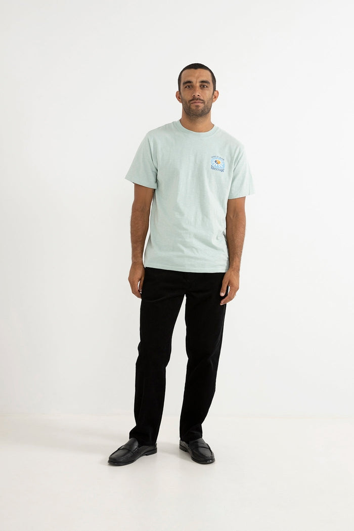 Slow Down Slub SS T-shirt in Mint