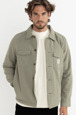 Sherpa Lined Work Skirt in Sage