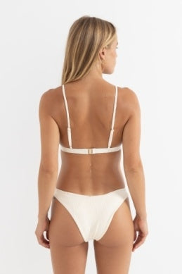 Leilani Hi Cut Pant in Vintage White