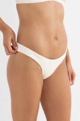 Leilani Hi Cut Pant in Vintage White