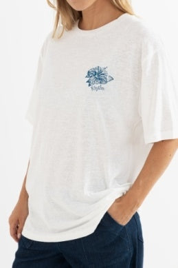 Surf Rider Oversized T-shirt in Vintage White