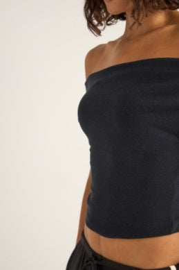Juno Off Shoulder Top in Black