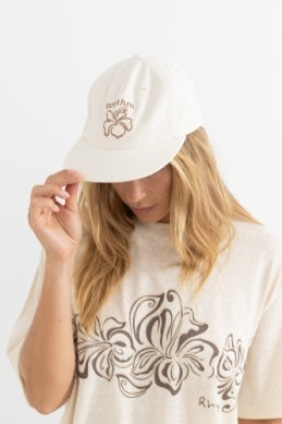 Kia Floral Cap in Cream