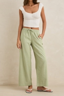 Dolly Beach Pant in Palm
