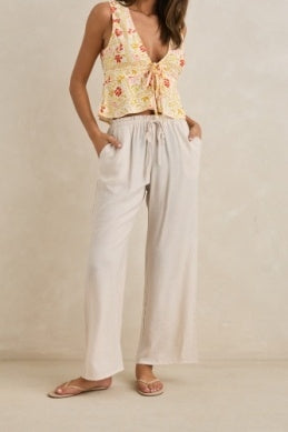 Airlie Beach Pant in Ivory