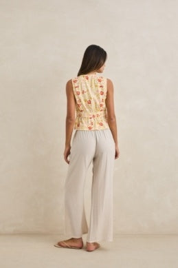 Airlie Beach Pant in Ivory