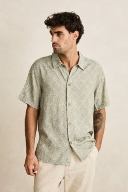 Java Short Sleeve Shirt in Olive